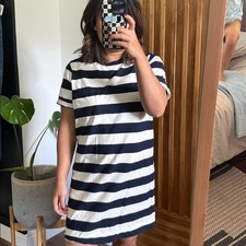 EVERLANE 100% Organic Cotton Weekend Tee Mini Dress. Size M