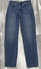 L.L.Bean Womens Jeans Size 4 Reg Classic Fit Straight Leg Blue Denim Medium Wash