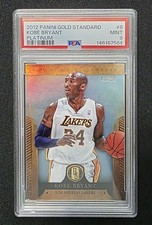 2012 Panini Gold Standard Kobe Bryant #8 Platinum 03/10 PSA 9 (POP 1) LAKERS