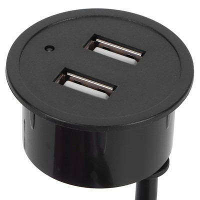 USB Charger Dual USB Charging Socket For Desktop Sofa Bedside Phone Charging 5V
