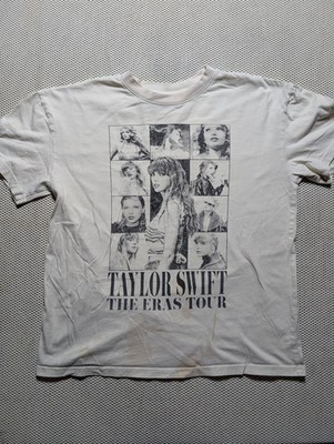 Taylor Swift The Eras Tour Official Merch T-Shirt Tee Beige Tie Dye Pattern Med