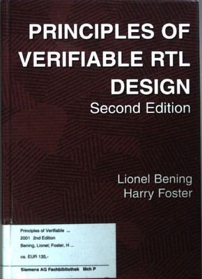 Principles of Verifiable RTL Design: A functional coding style supporting verifi