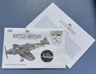 Guernsey £5 Coin 70th Anniv Battle Britain PNC Boulton Paul Defiant Info Card