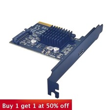 20Gbps USB 3.2 Expansion Card GEN2x2 PCI-E 4X Adapter TYPE-C ASM324 2 Chips New