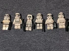 Lego Star Wars  Stormtrooper Minifigure Lot Of 6 With Weapons