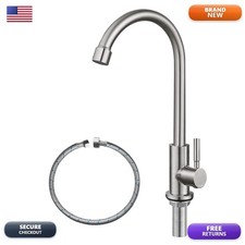 Bifordo DLSLTA Cold Water Only SUS304 Stainless Steel Faucet for Kitchen Sink