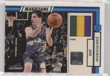 2010-11 Donruss Magicians Materials Prime /49 John Stockton #8 HOF 7y2