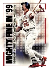 2000 Fleer Impact #32MF Mark McGwire Mighty Fine in '99
