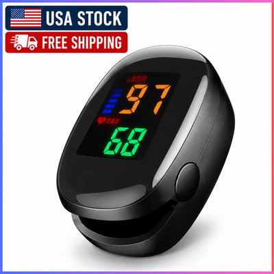 Finger Pulse Oximeter Blood Oxygen SpO2 Monitor Heart Rate Pulse Meter