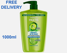1000ml Garnier Fructis Strength Shine Strengthening Shampoo 33.8 fl oz XXL UK 17.99 per litre