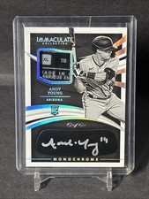2021 Immaculate Andy Young Laundry Tag Auto 1 Of 1 RPA Arizona Diamondbacks