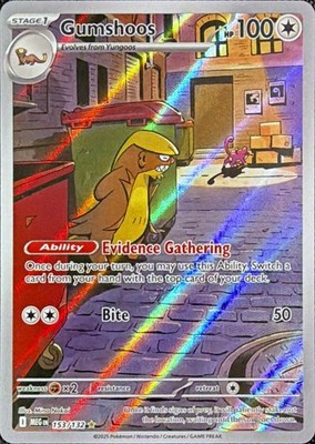 Pokemon TCG Gumshoos 153/132 Mega Evolution