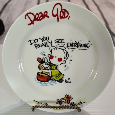 Royal Norfolk Plate Dear God, Do You Really See Everything? Decorative Collector