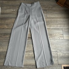 NWT Quince Stretch Crepe Classic Trouser Dress Pants Coastal Gray Sz 2
