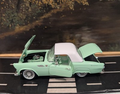 1955 Ford Thunderbird 1:32 Diecast T-Bird Mint Green/White HT Arko