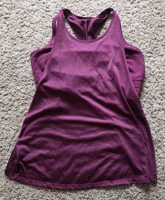 Lululemon Pushing Limits sports Bra with Tank Marvel Mesh Fabric Luxtreme Sz 10