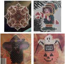 Mill Hill patterns and partial kits, previously owned, incomplete-inexpensive