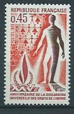 France - Courrier 1973 Yvert 1781 ** Mnh Droits De L'Homme