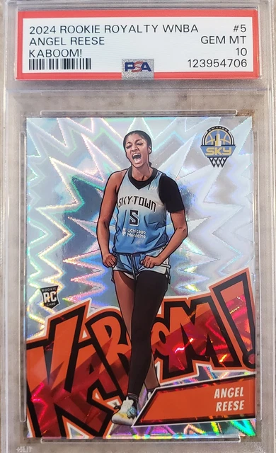 2024 Angel Reese Kaboom Rookie Royalty WNBA Chicago Sky Rc PSA 10