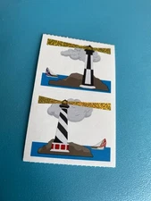 Mrs Grossman’s Sparkle Lighthouses Half Sticker Strip