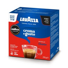 Lavazza A Modo Mio CREMA eGUSTO Coffee Capsules (1 Pack of 36) - sold loose 0.33 per lighter