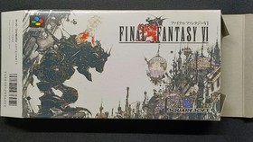 Final Fantasy VI Super Famicom SFC Complete Boxed Japan Import Tested