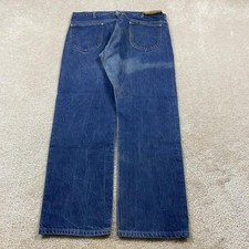 VTG Lee Jeans Mens 38x30 Blue Relaxed Straight Denim Medium Wash USA Talon 42