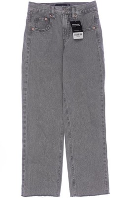 Stradivarius Jeans Damen Hose Denim Jeanshose Gr. 34 Baumwolle Grau #fma2oak