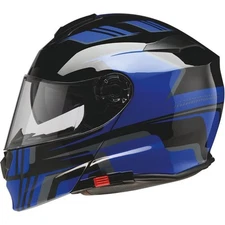 Z1R Solaris 2.0 Slater Modular Helmet | Black/Blue/Grey | DOT ; ECE 22-05