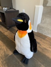 Melissa  Doug Giant Lifelike Plush Emperor Penguin Standing Stuffed Animal 24"