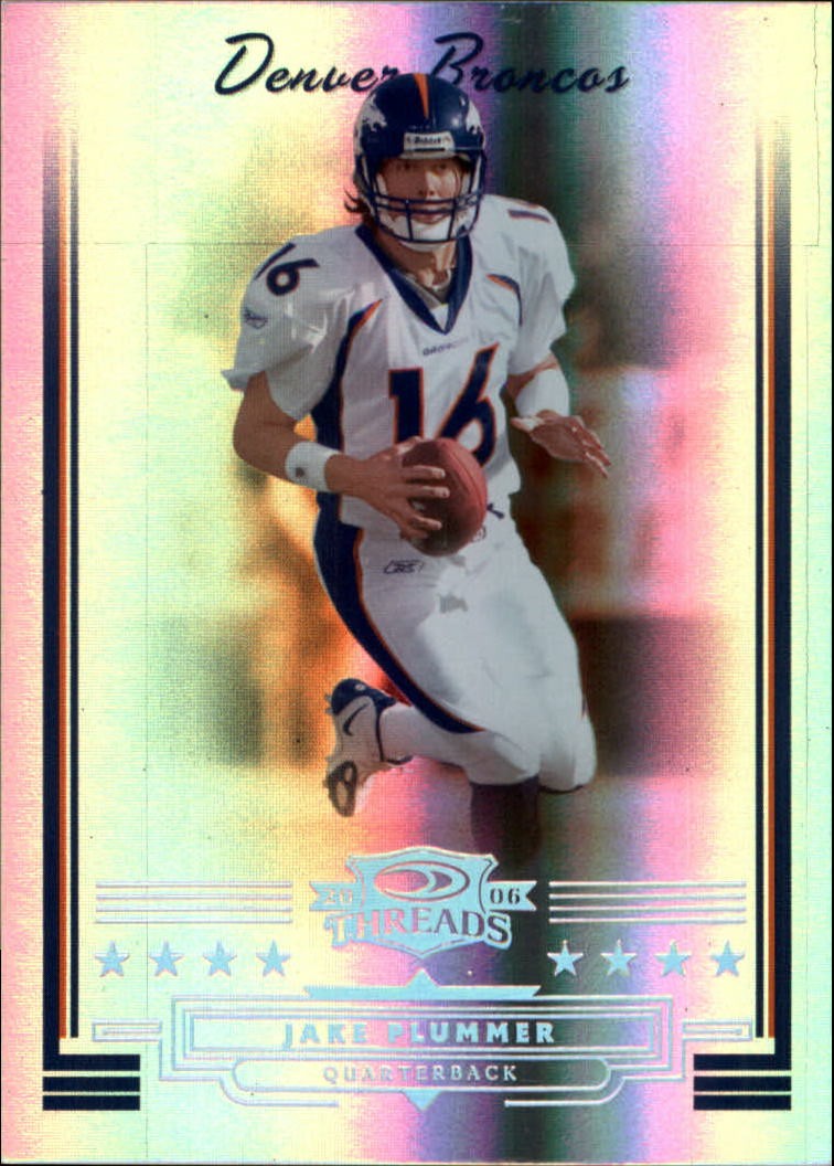 2006 Donruss Threads Century Proof Silver #39 Jake Plummer /100 - FB
