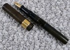 Vintage Latremore Autopen Warranted 14K Gold Nib Brown 4 1/2" Fountain Pen As Is — photo 1