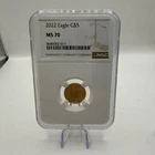 2022 American Gold Eagle $5 MS70 NGC 1/10oz Gold Coin