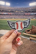 Baseball Bundle Iron-on Embroidered Patch Set 3 Piece
