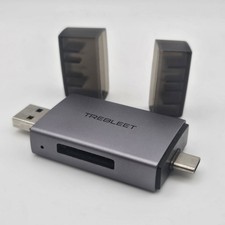 TREBLEET CFexpress Type A Card Reader w/ USB Type A  C Connections