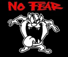 No Fear Taz Devil White Red Vinyl Decal Car Truck Van Laptop Tablet Window