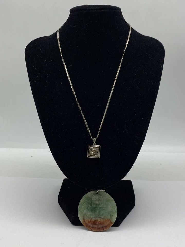 Sterling Silber verschiedene Halskette Anhänger/Anhänger Schmuck Konvolut 2 Teile 14,8 g