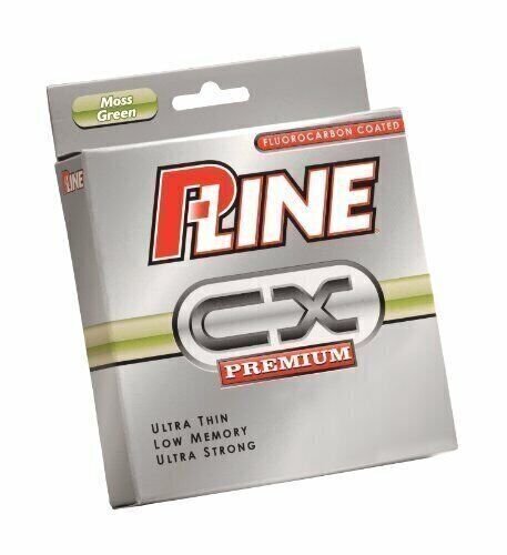 P-Line CX Premium Moss Green Fishing Line 260-300 Yard (Filler Spool)- 25LB