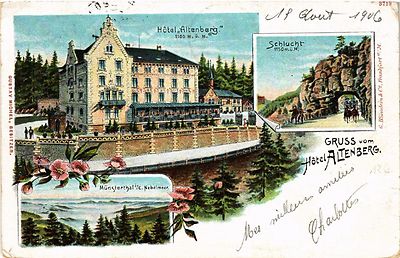 AK AK Gruss vom Hotel ALTENBERG (452252)