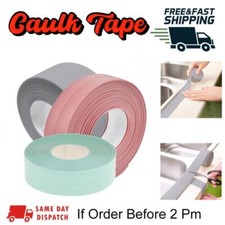 Bath Kitchen Caulk Tape Sealant Strip PVC Self Adhesive Toilet Wall Sealing Tape