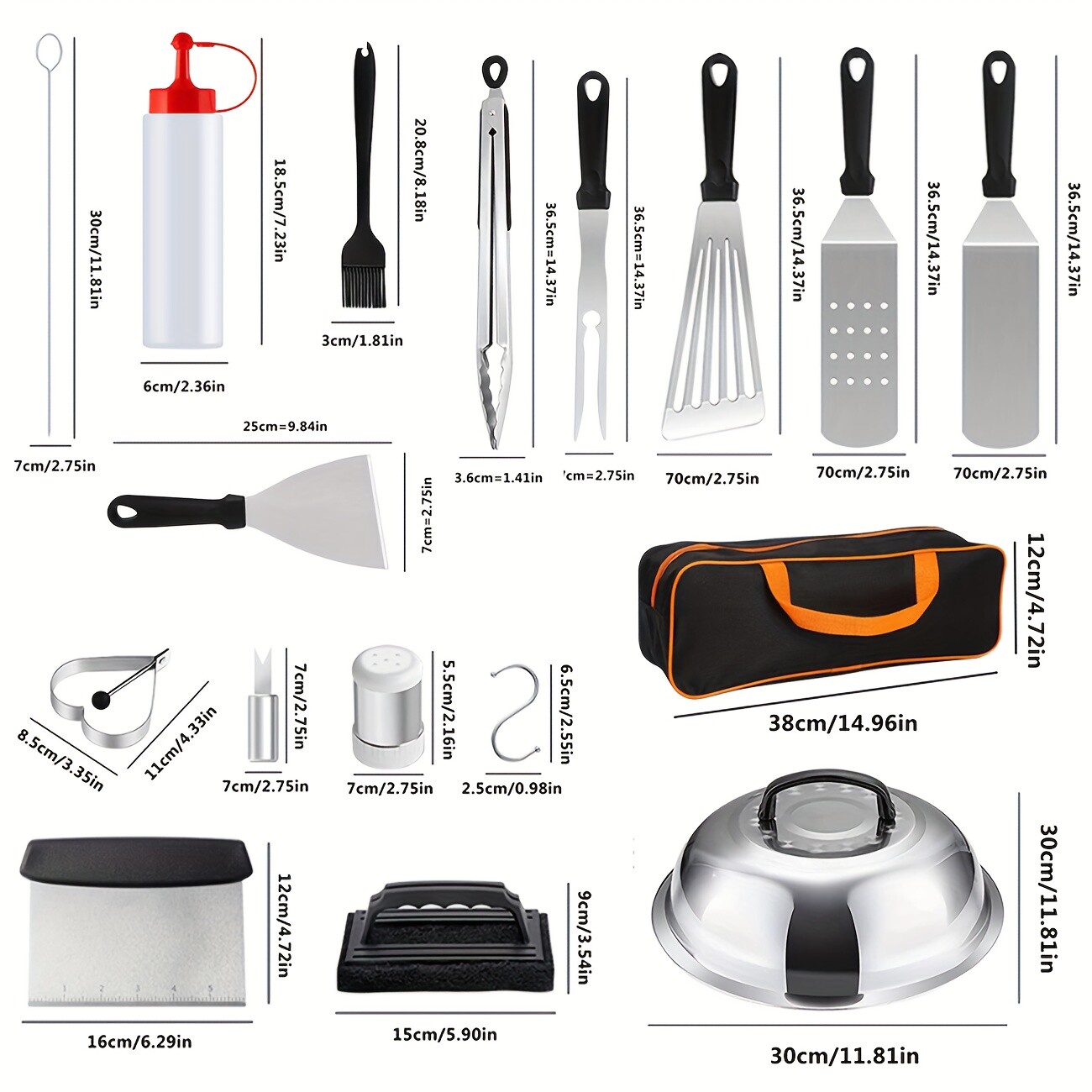42set, Barbecue Set, Grill Tools Set, Barbecue Grill Tool Set, BBQ