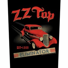Image of ZZ TOP - ELIMINATOR - BACK PATCH - BRAND NEW - MUSIC BP1163