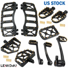 MX Foot Pegs Floorboards Brake Arm Shifter Pegs For Harley Touring Softail Dyna