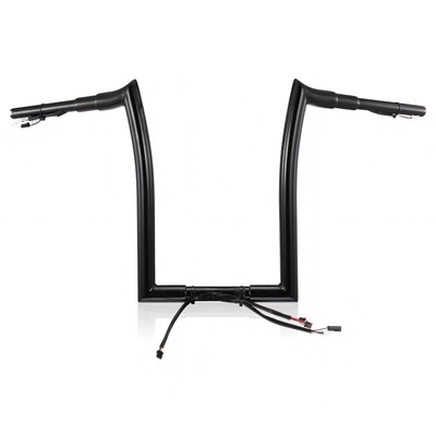16 in Prewired Handlebar Ape Hanger for Harley Road Glide Custom 16-up 1.5'' Fat