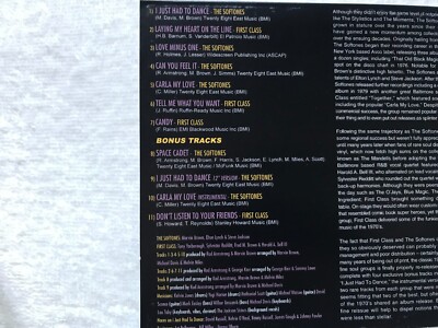 The Softones and First Class Together (Bonus Tracks 4) GEORGE KERR