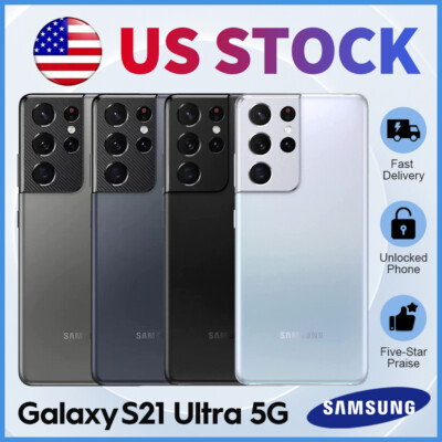 New Samsung Galaxy S21 Ultra 5G SM-G998U1 Factory Unlocked GSM+