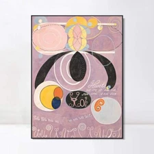 Framed Canvas Group IV,the Ten Largest,No.6,Adulthood by Hilma Af Klint 24"x32"