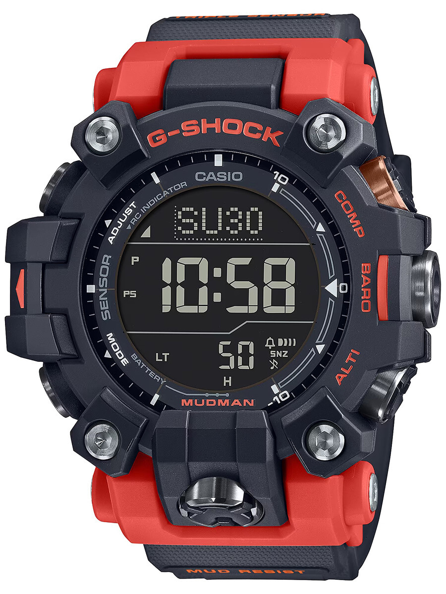 NEW Casio G-Shock MUDMAN Compass Altimeter Barometer Solar Mens