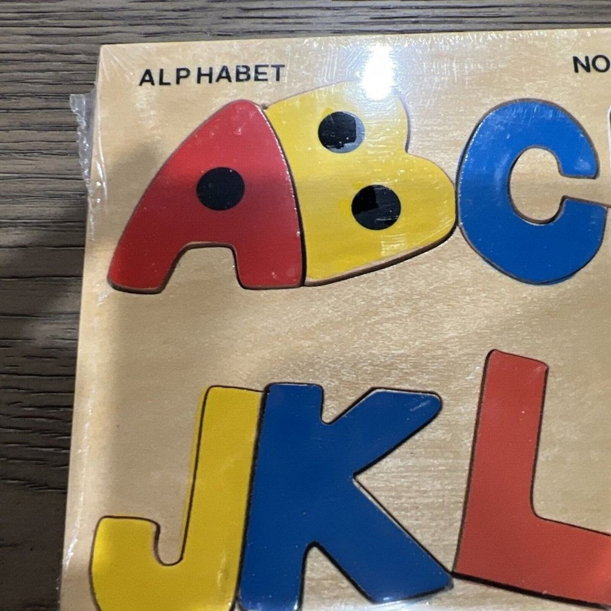 Vintage Alphabet Puzzle 1985 Still In Package Wooden Vintage Alphabet Puzzle 1985 Still In Package Wooden