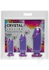 Crystal Jellies Anal Starter Kit Purple